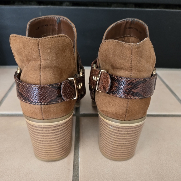 Suede Caramel Booties - Picture 4 of 5